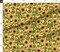 Sunflowers On Yellow Florals Green Summer Botanical Dots Nature Garden Custom Printed Fabric by Spoonflower Various Fabrics by the Yard or Fat Quarter